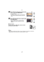 Page 47- 47 -
Básico
∫Cierre el menú
Presione varias veces [ ] o presione el botón 
del obturador hasta la mitad.
Nota
•
Según sean los ajustes de los modos o de menú  utilizados en la cámara en virtud de las 
especificaciones, hay funciones que no pueden ajustarse ni usarse.
Pulse  3/4 para seleccionar el elemento del 
menú y luego pulse [MENU/SET].
A Pantalla de menú•Cambiará a la siguiente página cuando alcance el 
final. (También cambiará al presionar el botón del 
zoom)
Pulse  3/4 para seleccionar el...