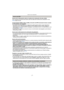 Page 7- 7 -
Antes de usar el dispositivo
Acerca de la información sobre el nombre de la ubicación de esta unidad
Lea “Acuerdo de licencia del usuario para los datos del nombre de la ubicación” en la 
P184  antes de usar.
Cuando [Ajuste GPS] se fija en [ON], la función de GPS funcionará incluso cuando 
la alimentación esté apagada.
•
Las ondas electromagnéticas, etc. desde esta unidad pueden afectar a otros dispositivos 
electrónicos, por lo tanto fije [Ajuste GPS] en [OFF] o [Modo Avión] en [ON] y apague la...