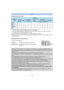 Page 174- 174 -
Wi-Fi
∫Images that can be sent
¢1 Sending by [Send Images While Recording] is not available.
¢ 2 A motion picture recorded in [AVCHD] can be sent to [PC] if the file size is 4 GB or smaller. It 
cannot be sent if the size is greater than 4 GB.
•Some images may not be played back or sent depending on the device.
•Refer to the manual of the destination equipment or the WEB service for more information on how to 
playback pictures.
∫ About the Wi-Fi connection lamp
•
When you bring the camera on an...