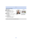 Page 200- 200 -
Wi-Fi
•The number of pictures that can be sent by [MULTI] is limited.
Select and send the images
[SINGLE] setting
1 Press  2/1 to select the picture.
2 Press [MENU/SET].
•
Confirmation screen is displayed. It is 
executed when [Yes] is selected.
[MULTI] setting
1Select the picture, and then press [DISP.] 
to set (repeat).
•
The setting is canceled when [DISP.] is 
pressed again.
2Press [MENU/SET].
•Confirmation screen is displayed. It is 
executed when [Yes] is selected.
[SINGLE] [MULTI]
Press...