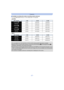 Page 27- 27 -
Preparation
∫Available recording time (when recording motion pictures)
•“h” is an abbreviation for hour, “m” for minute and “s” for second.
•[AVCHD]
•[MP4]
•The recordable time is the total time of all the motion pictures which have been recorded.•Maximum time to record motion pictures c ontinuously with [FHD/60p/]/[FHD/60p]/[FHD/60i/ ]/
[FHD/60i] in [AVCHD] is 29 minutes 59 seconds.
•Maximum time to record motion pictures continuously with [MP4] is 29 minutes 59 seconds or up to 
4 GB. (For...