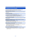 Page 247- 247 -
Otros
Visualización de los mensajes
En unos casos se visualizarán en la pantalla mensajes de confirmación o de error.
Los principales mensajes se describen a continuación a modo de ejemplo.
[GPS no está disponible en esta región.]
•
El GPS puede no funcionar en China o cerca del límite de China en países vecinos. (A partir de 
enero de 2013)
[Esta imagen está protegida]
>Borre la imagen tras cancelar el ajuste de protección.  (P170)
[Unas imágenes no pueden borrarse]/[Esta imagen no puede...