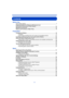 Page 2- 2 -
Contents
Before Use
Care of the camera ...................................................................................................... 7
(Important) About the Waterproof/Dustproof and 
Anti-shock Performance of the Camera .................................................................. 10
Standard Accessories ............................................................................................... 15
Names and Functions of Main...