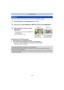 Page 170- 170 -
Playback/Editing
You can set protection for pictures you do not want to be deleted by mistake.
1Select [Protect] on the [Playback] menu. (P48)
2Press 3/4 to select [SINGLE] or [MULTI] and then press [MENU/SET].
∫Canceling all the [Protect] settings
1Select [Protect] on the [Playback] menu.2Press  3/4  to select [CANCEL] and then press [MENU/SET].
•Confirmation screen is displayed. It is executed when [Yes] is selected. 
Exit the menu after it is executed.
•The protect setting may not be effective...