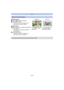 Page 200- 200 -
Wi-Fi
•The number of pictures that can be sent by [MULTI] is limited.
Select and send the images
[SINGLE] setting
1 Press  2/1 to select the picture.
2 Press [MENU/SET].
•
Confirmation screen is displayed. It is 
executed when [Yes] is selected.
[MULTI] setting
1Select the picture, and then press [DISP.] 
to set (repeat).
•
The setting is canceled when [DISP.] is 
pressed again.
2Press [MENU/SET].
•Confirmation screen is displayed. It is 
executed when [Yes] is selected.
[SINGLE] [MULTI]
Press...