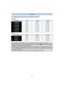 Page 27- 27 -
Preparation
∫Available recording time (when recording motion pictures)
•“h” is an abbreviation for hour, “m” for minute and “s” for second.
•[AVCHD]
•[MP4]
•The recordable time is the total time of all the motion pictures which have been recorded.•Maximum time to record motion pictures c ontinuously with [FHD/60p/]/[FHD/60p]/[FHD/60i/ ]/
[FHD/60i] in [AVCHD] is 29 minutes 59 seconds.
•Maximum time to record motion pictures continuously with [MP4] is 29 minutes 59 seconds or up to 
4 GB. (For...