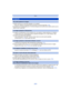 Page 253- 253 -
Otros
•¿Queda memoria en la memoria integrada o en la tarjeta?> Borre las imágenes innecesarias para aumentar la memoria disponible.  (P46)
•Es posible que no pueda grabar por un momento después de encender esta unidad cuando usa una 
tarjeta de gran capacidad.
•La imagen se emblanquece si hay suciedad como, por ejemplo, huellas dactilares en el objetivo.
> Cuando está sucia, limpie ligeramente la superficie del objetivo con un paño blando y seco.
•¿El interior de la lente está empañado?
> Hay...
