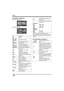 Page 106106LSQT1190
Others
∫Playback indications
∫Confirmatory indications
Motion picture playback
Still picture playback 
1Playback
;Pause
5, /
6, Fast forward/rewind
7/8Last/first scene paused
9/:Skip playback
D/ESlow motion playback
;1/2;Frame-by-frame playback
0h00m00sMotion picture playback time
01Play mode
All scenes on the media 
displayed
Scenes recorded on the 
selected date displayed
Scenes in the selected playlist 
displayed
No.10Scene number
Volume adjustment
RResume playback
100-0001Still picture...