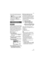 Page 31Basic
31VQT1C39
 You can further extend the zoom to the 
digital zoom range when [D.ZOOM] (P31) 
is set to [ON].
 In [ ENLARGE] in simple mode [ ], 
[HIGH SENS.] (P50) in scene mode and 
motion picture mode [ ], the zoom 
becomes up to 6k optical zoom.
 The indicated zoom magnification is an 
approximation.
A maximum of 24k zoom can be achieved 
with the 6k optical zoom and the 4k digital 
zoom when [D.ZOOM] is set to [ON] in the 
[REC] mode menu. Likewise, if a picture 
size that can use extended...