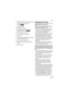 Page 95Others
95VQT1C39
10 Cable disconnection warning icon (P91)
Motion picture recording time 
(P71):
11 Histogram (P36)
12 Recording information
13 Favorites settings (P74)/Elapsed 
playback time (P71):
14 Recorded date and time
15 Travel destination setting (P57)
16 Age (P49)
17 Number of days that have passed since 
the departure date (P55)
18 Motion picture playback (P71)
19 Imprinted with date stamp indication 
(P76)
20 Favorites (P74)Cautions for Use
∫Optimal use of the camera
Take care not to drop or...