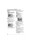 Page 7878VQT1L86
Advanced-Viewing
   
Displaying Multiple Screens ( Multi Playback)
Rotate the zoom lever towards 
[   ] [W] to display multiple 
screens.
MENU
1/34
CANCEL
JAN. 15. 2008
For example: When you have chosen to 
show 12 pictures
 : 1 screen➝ 12 screens➝ 
30 screens➝Calendar screen 
display 
( P79 )Rotate the zoom lever towards [3] [T] to 
return to the previous screen.
Press e/r/w/q to select a 
picture.
2/34
MENUCANCEL
JAN. 15. 2008
A
A Number of the selected picture and the 
total number of...