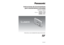 Page 1Instrucciones de funcionamiento  para características avanzadas
Cámara digital
Modelo N.DMC-S3
DMC-S1
Antes del uso, lea completamente estas instrucciones.
VQT3E47 