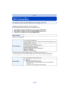 Page 128- 128 -
Wi-Fi
[Wi-Fi Setup] Menu
For details on how to select the [Wi-Fi] menu settings, refer to P38 .
Configure the settings required for the Wi-Fi function. [Wi-Fi Setup] cannot be changed when connected to Wi-Fi.
1Select [Wi-Fi Setup] in the [Wi-Fi] menu, and press [MENU/SET].2Press  3/4  to select item, and press [MENU/SET].
•
Refer to  P116 for details.
•For details on how to enter characters, refer to “Entering Text” section on  P122.
•If you are using the PC with standard settings, you do not...