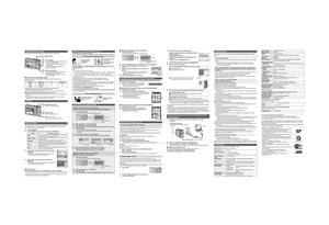 Page 2This unit can record motion pictures in QuickTime Motion JPEG format.
∫About the recording quality settingThe recording quality for motion pictures can be changed in [Rec Quality] of the 
[Motion Picture] menu.
•When recording to the built-in memory, [Rec Quality] is fixed to  [QVGA].•Motion pictures can be recorded continuously up to 2 GB.
The maximum available recording time for up to 2 GB only is disp layed on the screen.
∫About zooming while recording motion pictures
•The Extended Optical Zoom and...