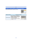 Page 123- 123 -
Wi-Fi
Puede conectar directamente su dispositivo y la cámara.
Conexión a un teléfono inteligente o una tableta (conexión directa)
Método de conexiónDescripción de los ajustes
[Conexión manual]
Ingrese el SSID y la contraseña en el 
dispositivo. El SSID y la contraseña se 
visualizan en la pantalla de espera de 
conexión de esta unidad.
•
También puede establecer una conexión 
escaneando un código QR con un teléfono 
inteligente. (P104, 105)
Cancel
Manual ConnectionEnter SSID and
password
OK...