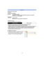 Page 14- 14 -
Preparación
∫Acerca de la luz de carga
∫ Tiempo de carga
Cuando usa el Adaptador AC (suministrado)
•
El tiempo de carga se indica para cuando se agote enteramente la batería.
El tiempo de carga puede variar según cuánto se use la batería.
El tiempo de carga de la batería puede ser más largo de lo normal si la batería se utiliza en un 
ambiente caliente o frío o se ha quedado sin utilizar durante un largo período de tiempo.
•Cuando la alimentación proviene de un ordenador, la capacidad de...