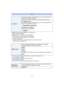 Page 44- 44 -
Básico
•[Apagado auto.] está fijado a [5MIN.] en el siguiente caso.
–Modo automático inteligente•[Apagado auto.] no funciona en los casos siguientes.–Cuando conecta a un ordenador o a una impresora
–Cuando graba o reproduce imágenes en movimiento–Durante una diapositiva–Durante la reproducción panorámica (mientras se encuentre en pausa)
–Cuando utilice una conexión Wi-Fi
•[Repr. auto] se activa independientemente de su ajuste en el siguiente caso.–Al usar [Disparo de ráfaga].•El ajuste está fijado...