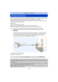 Page 104- 104 -
Connecting to other equipment
Printing the Pictures
If you connect the camera to a printer supporting PictBridge, you can select the pictures to be 
printed out and instruct that printing be started on the camera’s LCD monitor.
•
Some printers can print directly from the card removed from the camera. For details, refer to the 
operating instructions of your printer.
Preparations:
Turn on the camera and the printer.
Remove the card before printing the pictures from the built-in memory.
Check print...