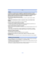 Page 113- 113 -
Otros
La batería es una batería de litio recargable. Su capacidad para generar corriente 
procede de la reacción química que tiene lugar dentro de la misma. Esta reacción está 
sujeta a la temperatura ambiente y humedad. Si la temperatura es demasiado alta o 
demasiado baja, la duración de funcionamiento de la batería se acortará.
Quite siempre la batería después de usarla.
•
Coloque la batería extraída en una bolsa de plástico y almacene o aleje de objetos metálico 
(grapas, etc.).
Si deja caer...