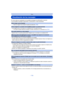 Page 116- 116 -
Otros
Visualización de los mensajes
En unos casos se visualizarán en la pantalla mensajes de confirmación o de error.
Los principales mensajes se describen a continuación a modo de ejemplo.
[Esta imagen está protegida]
>Borre la imagen tras cancelar el ajuste de protección.  (P96)
[Unas imágenes no pueden borrarse]/[Esta imagen no puede borrarse]
•
Las imágenes que no se basan en el estándar DCF no pueden borrarse.
> Formatee la tarjeta después de grabar los datos necesarios en el ordenador, etc....