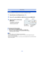 Page 103- 103 -
Playback/Editing
You can set protection for pictures you do not want to be deleted by mistake.
1Select [Protect] on the [Playback] menu. (P41)
2Press 3/4 to select [SINGLE] or [MULTI] and then press [MENU/SET].
∫Canceling all the [Protect] settings1Select [Protect] on the [Playback] menu.
2Press  3/4  to select [CANCEL] and then press [MENU/SET].
•Confirmation screen is displayed. It is executed when [Yes] is selected. 
Exit the menu after it is executed.
Note
•The protect setting may not be...