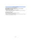 Page 142- 142 -
Connecting to other equipment
∫Disconnecting the USB connection cable safely
Select the [ ] icon in the task tray displayed on the PC, and then click [Eject 
DMC-XXX] (XXX varies by model).
•
Depending on your PC’s settings, this icon may not be displayed.•If the icon is not displayed, check that [Access] is not displayed on the LCD monitor of the digital 
camera before removing the hardware.
∫ Connection in the PTP Mode
Select [PictBridge(PTP)] when connecting USB connection cable.
•
Data can...