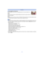 Page 77- 77 -
Recording
∫About [ š] ([Face Detection])
The following AF area frames are displayed when the camera detects the 
faces.
Yellow:
When the shutter button is pressed halfway, the frame turns green when the 
camera is focused.
White:
Displayed when more than one face is detected. Ot her faces that are the same distance away 
as the faces within the yellow AF areas are also brought into focus.
Note
•
Under certain picture-taking conditions including the following cases, the face detection function may...