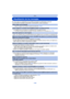 Page 159- 159 -
Otros
Visualización de los mensajes
En unos casos se visualizarán en la pantalla mensajes de confirmación o de error.
Los principales mensajes se describen a continuación a modo de ejemplo.
[Esta imagen está protegida]
>Borre la imagen tras cancelar el ajuste de protección.  (P103)
[Unas imágenes no pueden borrarse]/[Esta imagen no puede borrarse]
•
Las imágenes que no se basan en el estándar DCF no pueden borrarse.
> Formatee la tarjeta después de grabar los datos necesarios en el ordenador,...