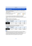 Page 22- 22 -
Preparación
∫Acerca de la visualización de la cantidad de imágenes que se pueden grabar y el 
tiempo de grabación disponible
∫ Cantidad de imágenes que pueden grabarse
•
[ i 99999] se visualiza sin hay más de 100.000 imágenes restantes.
∫ Tiempo de grabación disponible (cuando graba imágenes en movimiento)
•“h” es una abreviatura de hora, “m” de minuto y “s” de segundo.
Nota
•El tiempo grabable es el tiempo total de todas  las imágenes en movimiento que se grabaron.
•Al seleccionar las imágenes a...