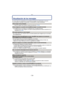 Page 134Otros
- 134 -
Visualización de los mensajes
En unos casos se visualizarán en la pantalla mensajes de confirmación o de error.
Los principales mensajes se describen a continuación a modo de ejemplo.
[Esta imagen está protegida]
>Borre la imagen tras cancelar el ajuste de protección.  (P106)
[Unas imágenes no pueden borrarse]/[Esta imagen no puede borrarse]
•
Las imágenes que no se basan en el estándar DCF no pueden borrarse.
> Si quiere borrar unas imágenes, formatee la tarjeta guardando las datos...