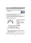 Page 63- 63 -
Grabación
Las imágenes se graban de forma continua mientras se mueve la cámara de forma 
horizontal o vertical y se combinan para hacer una sola imagen panorámica.
1Pulse 3/4 para seleccionar la dirección de grabación, luego 
pulse [MENU/SET].
2Luego de confirmar la dirección de grabación, presione [MENU/SET].
•Se visualiza una guía horizontal/vertical.
3Pulse hasta la mitad el botón del obturador para enfocar.
4Presione por completo el botón del obturador y grabe una imagen mientras mueve 
la...