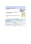 Page 137- 137 -
Wi-Fi
1Press [Wi-Fi].
2Press 3/4 /2/ 1 to select [Favorite Connection], and 
then press [MENU/SET].
3Select the favorite item you want to edit with  3/4, and then 
press  1.
4Press  3/4  to select the item, and press [MENU/SET].
Editing the items registered to favorites
ItemDescription of settings
[Remove from Favorite] —
[Change the Order in Favorite]Select the destination with 3/4, and then press 
[MENU/SET].
[Change the Registered Name]
•For details on how to enter characters, refer to...