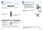 Page 1120   VQT2X58VQT2X58   21
Names of parts 
(Continued)Attaching the hand strap
 Cursor button
[MENU/SET](menu display/set/finish) (
→32)
Left cursor button (◄) • Self-timer (→53)
Down cursor button ( ▼) • Macro mode ( →56)
Up cursor button ( ▲) • Exposure Compensation ( →58)
Right cursor button (►) • Flash (→54)
 
●In this manual, the button that is used is shaded or indicated by ▲▼◄►.
 
●The illustrations and screens in this manual may differ from the actual product. Release lever 
(→11 )
[LOCK] switch...