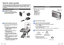 Page 34   VQT2X58VQT2X58   5
Quick start guide
Preparations
Charge the battery
The battery is not charged when the 
camera is shipped. Charge the battery 
and set the clock before use.
Insert the battery and the card
When you do not use the card (optional), 
you can record or play back pictures on the 
built-in memory.
Slide the [LOCK] switch () in the 
direction of the arrow until the red 
area (
) is visibleThe lock is unlocked.
Slide the release lever () to the 
[LOCK] switch side
The card/battery door...