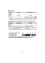 Page 55- 55 -
Grabación
∫Tipos de zoom
¢1 Esto incluye la ampliación del zoom óptico. El nivel de ampliación difiere según en ajuste de 
[Tamañ. im.].
Las funciones del zoom a continuación ta mbién se pueden usar para aumentar más la 
ampliación del zoom.
¢ 2 Esta es una ampliación de 2 k cuando [Resoluc. intel.] en el menú [Rec] se fija en [i.ZOOM].
∫ Visualización de la pantalla
•
Cuando utiliza la función del zoom, aparecerá una evaluación sobre el rango del 
enfoque junto con la barra de visualización del...