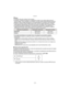 Page 71- 71 -
Grabación
Nota
•La posición del zoom se fija en Gran angular.•El enfoque, el balance de blancos y la exposición se fijan en los valores óptimos para la 
primera imagen. Como resultado, si el enfoque o el brillo cambia sustancialmente durante la 
grabación, toda la imagen panorámica no se puede grabar en el enfoque o brillo adecuado.
•Cuando se combinan varias imágenes para crear una sola imagen panorámica, el sujeto 
puede aparecer distorsionado o los puntos de conexión se pueden notar en algunos...