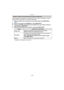 Page 79- 79 -
Grabación
Puede modificar las imágenes o la información de una persona ya registrada. También 
puede eliminar la información de la persona registrada.
1Seleccione [Reconoce cara] desde el menú [Rec] luego pulse [MENU/SET]. 
(P42)
2Pulse  4 para seleccionar [MEMORY] y pulse [MENU/SET].
3Presione  3/4 /2 /1  para seleccionar la imagen de la cara a editar o eliminar y 
luego presione [MENU/SET].
4Pulse  3/4  para seleccionar la opción, luego pulse [MENU/SET].
•
Salga del menú después de que se fija....