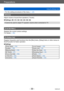 Page 30Preparations
Using the [Setup] menu
- 30 -VQT4J11
 • For the setting procedures of the menu. (→ 25)
[Volume]
Adjust volume of sound from speakers (7 levels).
 ■Settings: [0] / [1] / [2] / [3] / [4] / [5] / [6]
 ●Cannot be used to adjust TV speaker volume when connected to TV.
[Cust.Set Mem.]
Register the current camera settings.
For details (→90).
[Fn Button Set]
Register frequently used functions from the [Rec] menu, [Setup] menu or other menus to 
the [Fn] button for faster operation.
 ■Settings
[Photo...