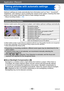 Page 49Application (Record)
Taking pictures with automatic settings   
[Intelligent Auto] Mode
- 49 -VQT4J11
Optimum settings are made automatically from information such as “face”, “movement”, 
“brightness”, and “distance” just by pointing the camera at the subject, meaning that clear 
pictures can be taken without the need to make settings manually.
 • About recording modes (→

48)
Automatic Scene Detection
Camera reads scene when pointed at subject, and makes optimum settings automatically .
The icon of...