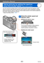 Page 62Application (Record)
Taking pictures by setting the aperture 
value and shutter speed  
[Manual Exposure] Mode
- 62 -VQT4J11
You can use this recording mode to set the desired shutter speed and aperture value 
when you want to take pictures using the same exposure (same combination of shutter 
speed and aperture value) or when you cannot obtain pictures at the desired brightness 
even after compensating the exposure.
 • About recording modes (→

48)
Select the shutter speed and 
aperture value
 ■Setting...