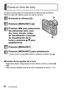 Page 1616   VQT4H90 (SPA)
Puesta en hora del reloj
El reloj no está puesto en hora cuando la cámara sale de fábrica.
Retire la tapa del objetivo antes de usar la cámara.
Encienda la cámara ()
Presione [MENU/SET] ()
Presione   para seleccionar 
los elementos (año, mes, 
día, hora, minuto, orden 
de visualización o formato 
de visualización de la 
hora) y presione 
  para 
establecerlos
Presione [MENU/SET]
Presione [MENU/SET] para establecerlo
 • Para volver a la pantalla anterior, presione el botón [].
 ■Cambio...