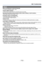 Page 112- 112 -VQT4K59
Q&A  Troubleshooting
Others
Menu not displayed in desired language. ●Change [Language] setting (→49).
Camera rattles if shaken. ●This sound is made by the lens movement and is not a fault.
Red lamp illuminated when pressing shutter button halfway in dark locations. ●[AF Assist Lamp] is set to [ON] (→81).
AF Assist Lamp is not illuminated. ●[AF Assist Lamp] is set to [OFF] (→81). ●Not illuminated in bright locations.
Camera is hot. ●Camera may become a little warm during use, but this does...