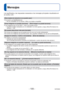 Page 105- 105 -VQT4K60
Mensajes
Los significados y las respuestas necesarias a los mensajes principales \
visualizados en 
el monitor LCD.
[Esta tarjeta de memoria no se puede usar.]
 
●Se insertó una MultiMediaCard. 
  → No es compatible con la cámara. Utilice una tarjeta compatible.
[Unas imágenes no pueden borrarse]     [Esta imagen no puede borrarse\
]
 
●Las imágenes que no son DCF ( →36) no se pueden borrar.
  →  Guarde los datos necesarios en un ordenador o en otro aparato y luego ut\
ilice [Formato] en...