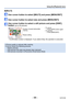 Page 98- 98 -VQT4V99
Using the [Playback] menu
 ■[MULTI]
Use cursor button to select [MULTI] and press [MENU/SET]
Use cursor button to select size and press [MENU/SET]
Use cursor button to select a still picture and press [DISP.] 
button 
(up to 50 pictures)
Number of pixels before/after 
resizing
Resize setting • To cancel  → Press [DISP .] button again. • To execute  
→ Press [MENU/SET].
 • Confirmation screen is displayed. If you select [Yes], the operation is executed.
 ●Picture quality is reduced after...