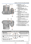 Page 11- 11 -VQT4W01
Nombres y funciones de las partes principales
Botón del cursor
[MENU/SET]Úselo para visualizar los menús, 
introducir ajustes, etc. (→43)
Botón de cursor izquierdo 
() • Autodisparador (→62)
Botón de cursor abajo () • Modo macro, etc. (→59)
Botón de cursor arriba () •Compensación de exposición, 
horquillado 
automático, etc. (→63)
Botón de cursor derecho 
() • Flash (→56)
 ●En este manual, el botón que se utiliza se indica mediante    .
21
Receptáculo para trípode (→127)
No coloque un...