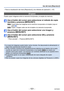 Page 101- 101 -VQT4W01
Uso del menú [Reproducir]
[Copiar]
Puede copiar imágenes entre la memoria incorporada y la tarjeta de me\
moria.
Use el botón del cursor para seleccionar el método de copia 
(sentido) y presione [MENU/SET]
:  Copia todas las imágenes de la memoria incorporada a la tarjeta (vaya al 
paso ).:  Copia 1 imagen cada vez de la tarjeta a la memoria incorporada.
Use el botón del cursor para seleccionar una imagen y 
presione [MENU/SET]
Use el botón del cursor para seleccionar [Sí] y presione...