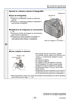 Page 27- 27 -VQT4W01
Secuencia de operaciones
3
Apunte la cámara y tome la fotografía
 ■Toma de fotografías
  Presione el disparador hasta la mitad para enfocar
  Presione y mantenga pulsado el disparador para tomar la fotografía
 ■Grabación de imágenes en movimiento (→35)
  Presione el botón de imagen en movimiento para iniciar la grabación
  Presione de nuevo el botón de imagen en movimiento para finalizar la grabación
Disparador
Micrófono
Botón de imagen en movimiento
 ■Como sujetar la cámara
Flash (→55)
Luz...