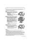 Page 1313(SPA) VQT1Q37
Insertar y quitar la tarjeta (opcional)/la batería
Compruebe que esta unidad esté apagada.Le recomendamos que utilice una tarjeta de Panasonic.
Desplace la palanca del disparador en la 
dirección de la flecha y abra la tapa de la 
tarjeta/batería.
Siempre utilice baterías de Panasonic 
(DMW-BCE10PP).
Si utiliza otras baterías, no podemos garantizar 
la calidad de este producto.
Batería: Insértela cabalmente poniendo 
atención en la dirección en la que la 
inserta. Tire la palanca A en la...