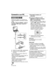 Page 2828VQT1J60 (SPA)
Conexión a un PC
Puede hacer adquirir a un ordenador las 
imágenes grabadas conectando la cámara 
a éste.
Si utiliza “Windows
 98/98SE”, instale el 
controlador USB, luego conéctelo al 
ordenador.
ACable de conexión USB  (suministrado)
BAdaptador de CA (DMW-AC5PP; 
opcional)
 No use cables de conexión USB que no 
sean el suministrado.
 Utilice una batería con bastante carga o el 
adaptador de CA (DMW-AC5PP; 
opcional).
 Apague la cámara antes de insertar o 
quitar el cable del adaptador...