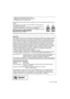 Page 55(SPA) VQT1Y63
–Tarjeta de memoria SD (de 8 MB a 2 GB)–Tarjeta de memoria SDHC (de 4 GB a 32 GB)–MultiMediaCard (sólo imágenes fijas)
Más específica información sobre las tarjetas de memoria que pueden usarse con esta 
unidad.
•
Sólo puede usar una tarjeta de memoria SDHC si utiliza tarjetas con 
capacidad de 4 GB o más.
•Una tarjeta de memoria de 4 GB (o más) sin el logotipo SDHC no se 
basa en el estándar SD y no funcionará en este producto.
Confirme, por favor, la última información en el siguiente...